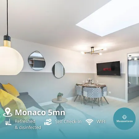 Ferienwohnung Monaco 5Mn A Pied - Hypercentre - Ar Beausoleil Exterior foto
